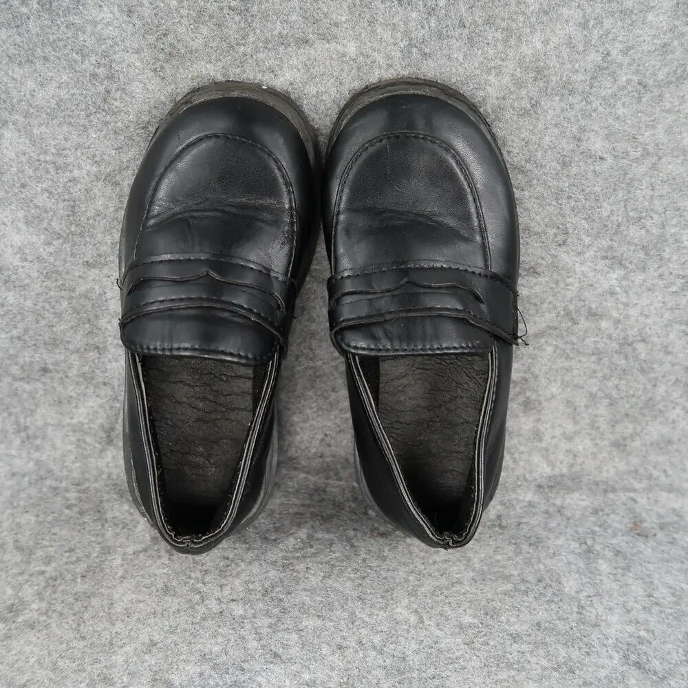 Shoes Penny Loafers Toddler Kids 8 Slip On Dressy Casual Black Classic Formal